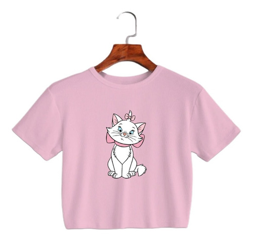 Crop Top Rosa Marie Aristogatos - Pelicula Disney 