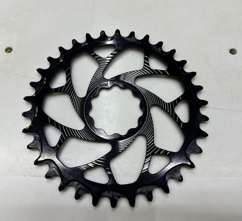 Plato Mtb Alugear Elm 34t Redondo Montaje Directo Rotor Rex