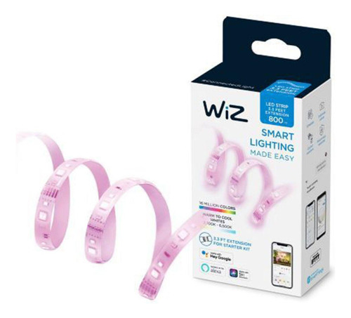 Extensión De Tira Led Inteligente Wiz Color Rgb 1metro