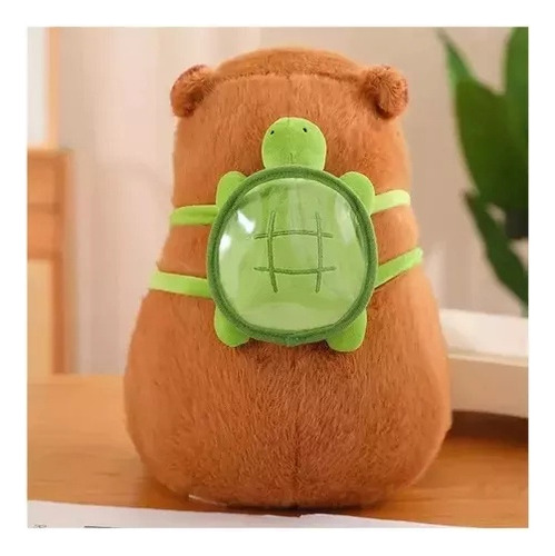 Juguete de peluche de carpincho de 50 cm y mochila de tortuga marina