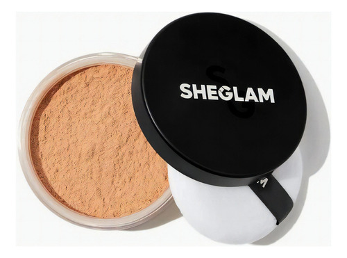 Base de maquiagem em pó Sheglam Baked Glow Setting Powder Pó Solto tom light brow  -  5.5mL 5.5g