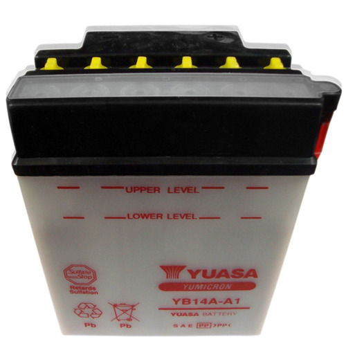 Bateria Yuasa Yb14a-a1 . En Fas Motos!