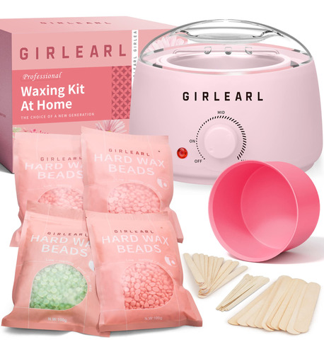 Girlearle Kit De Depilacin Para Mujeres Y Hombres, Calentado