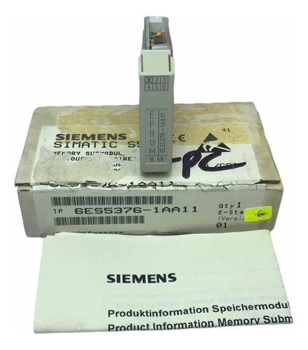 Siemens Simatic S5 6es5376-1aa11 Modulo De Memoria 16kb 6