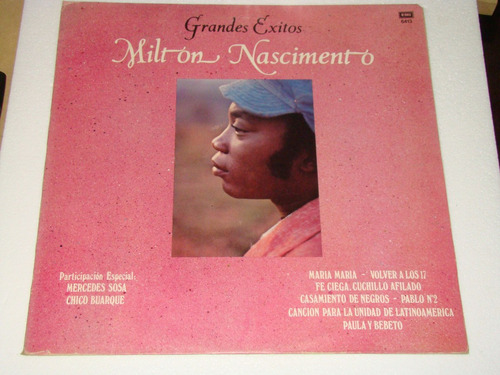 Milton Nascimento Grandes Exitos Vinilo Lp Excelente / Kktus