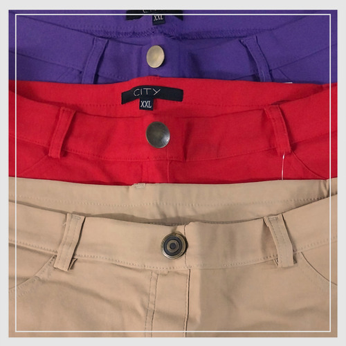 Pantalon Bengalina Elastizado Talles Grandes Especiales