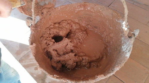 40 Tejuelas Refractarias + Tierra Refractaria 10 Kg