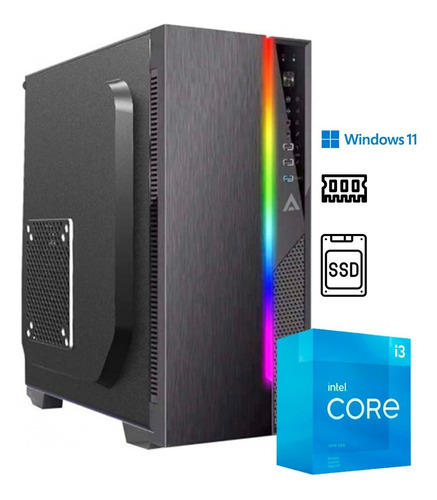 Pc De Escritorio Intel Core I3 8gb Ram 240gb Ssd Windows 11