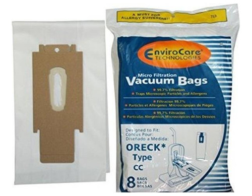 Envirocare Oreck Vacuum Cleaner Bags Para Encajar Estilo