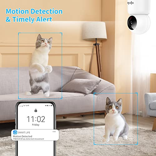 Camara Seguridad Wifi Para Monitor Bebe Perro Gato 1080p