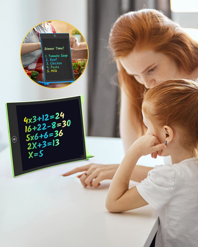 Tableta De Escritura Lcd Tecjoe De 8.5 Pulgadas, Paquete De