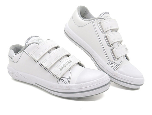 Imagen 3 de 7 de Zapatillas Jaguar Unisex Abrojo Escolar 420 Nuevas 34 Al 40