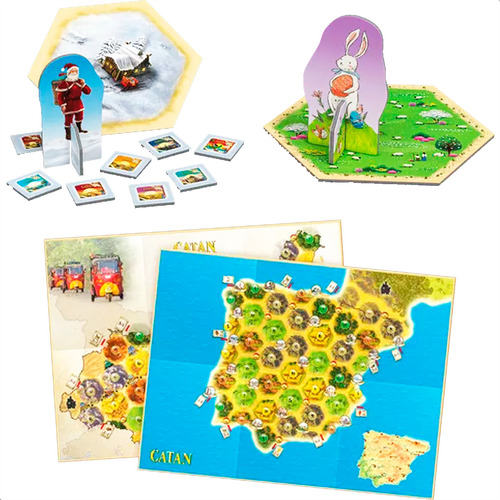 Catan Plus Big Box Jogo De Tabuleiro Nova Edição Português