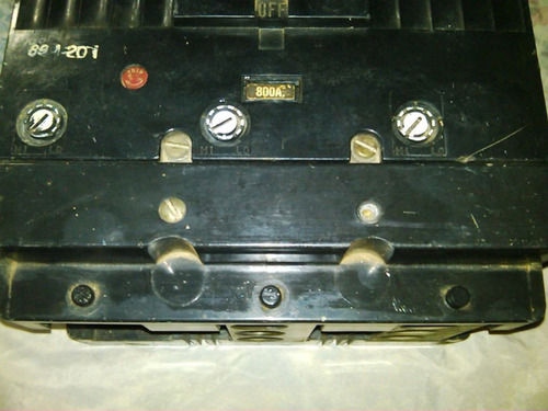 Interruptor Diferencial Breaker 800 Amp Trifasico Leer (Usado)