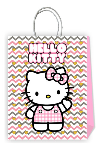 Pack 6 Bolsas De Papel Sorpresa Cumpleaños Hello Kitty