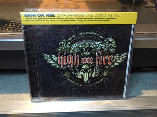 High On Fire - Live At Relapse - Cd Made In Usa 