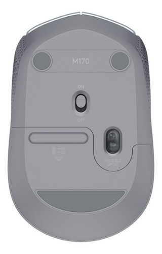 Imagem 4 de 4 de Mouse sem fio Logitech M170 prateado