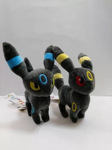 Umbreon Shiny Eevee Evolução Bicho Pelúcia Pokémon 20cm