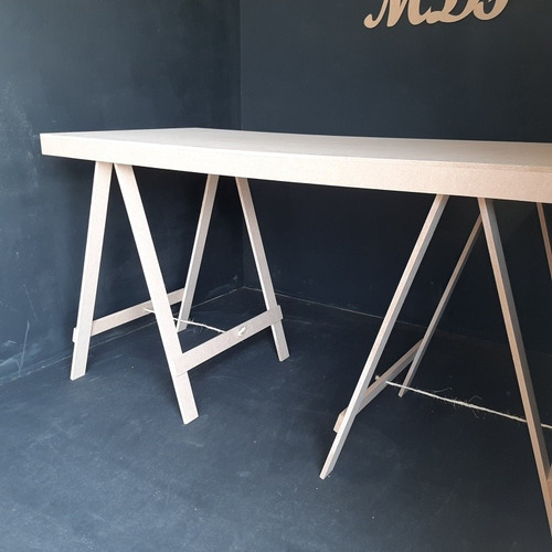 Mesa Provençal Cavalete Festa 1,50x68x80alt Decoração Mdfcru
