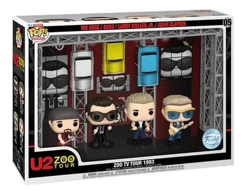 Funko Pop! 05: U2  Zootv Tour 1993 / The Edge  Bono 