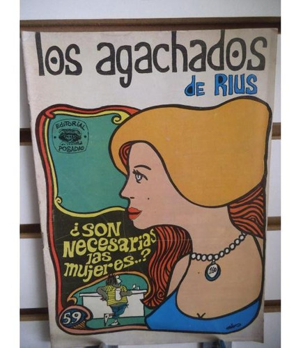 Comic Los Agachados De Rius 59 Editorial Posada Vintage