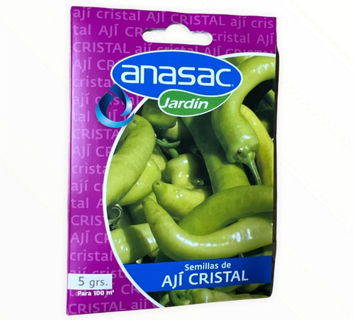 Semillas Aji Cristal 5 Gr - Anasac - Jardín