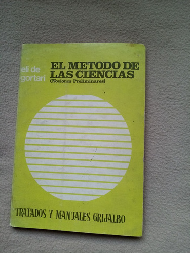 Manual Sobre El Método De Las Ciencias