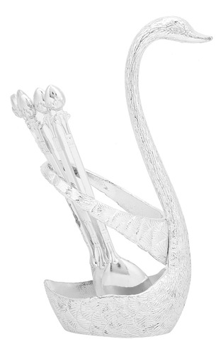 Vajilla Plateada De Aleación De Zinc Con Forma De Cisne, Sop