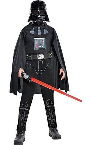 Disfraz Clásico De Darth Vader De Star Wars Para Niños
