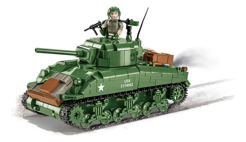 Cobi Company Of Heroes 3 Sherman M4a1 Tank