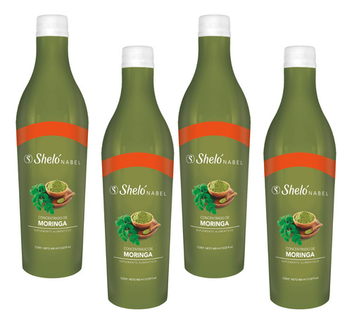 4 Concentrado De Moringa Rico En Vitaminas Defensas + Regalo