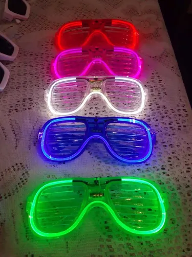 Lentes neon para fiestas sale