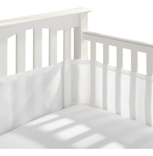  Classic Breathable Mesh Crib Liner  White
