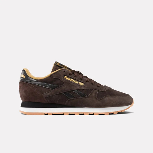 Zapatillas Reebok Classic Leather Gamuza -marron/negro