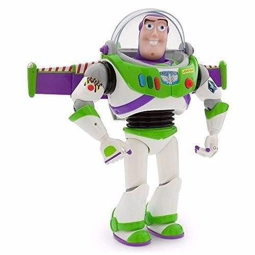 Boneco Buzz Lightyear Original Disney Store +30 Falas E Sons