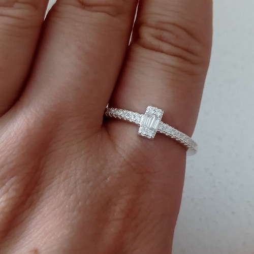 Imagen 6 de 6 de Anillo Plata Italiana 925 Modelo Dalia