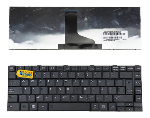 Teclado Laptop Toshiba L800 C845 P845 L830 L835 L840 M800