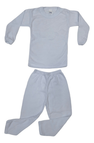 2 Juegos De Pijama Térmica Niños, Incluye Playera Y Pantalón
