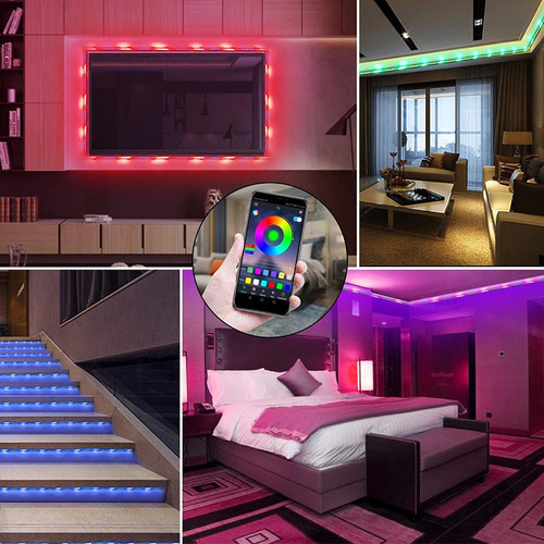 Luces De 3 M 5050 Con Control Bluetooth Led Bluetooth