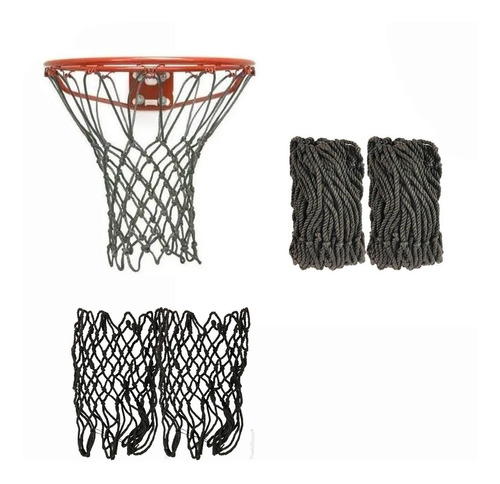 Red De Basquetbol Par Embreado Reforzada Envio Gratis