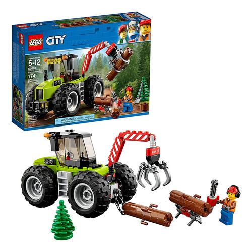 Lego City Forest Tractor 60181 Kit De Construcción (174 Piez