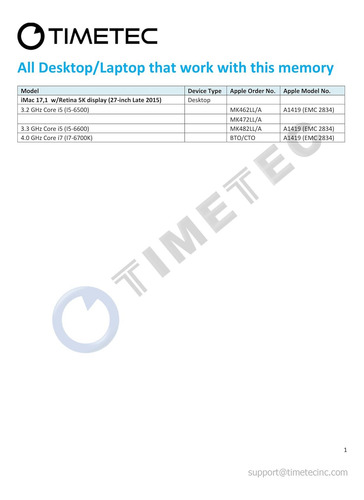 Timetec 8gb Compatible Para Apple Late 2015 iMac (27-inch...