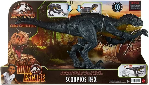 Boneco Dinossauro Scorpios Rex Jurassic World Dino Escape - Alfabay - Cubo  Mágico - Quebra Cabeças - A loja de Profissionais e Colecionadores!