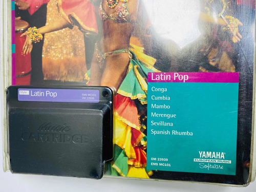 Cartucho Teclado Yamaha Psr Latin Pop Novo Original
