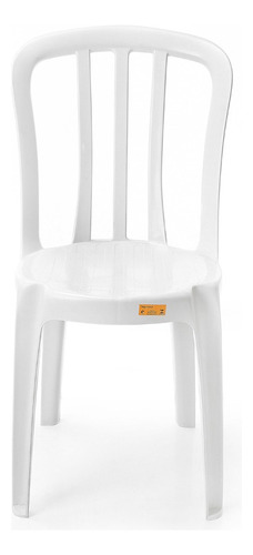 Kit 10 Cadeiras Plástica Bistrô 182kg Resistente/inmetro
