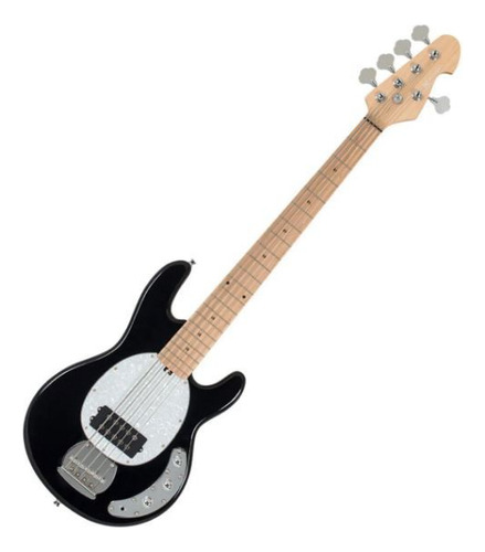 Contrabaixo 5 Cordas Michael Estilo Music Man Bm705n Mbk Pas Destro Preto Envernizado 5