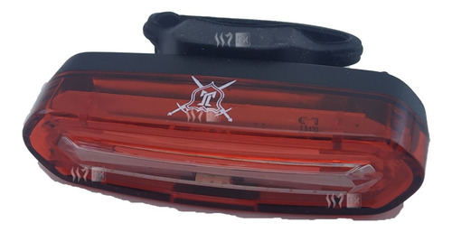 Luz Trasera Recargable Usb 3 Colores Para Bicicleta 4pz
