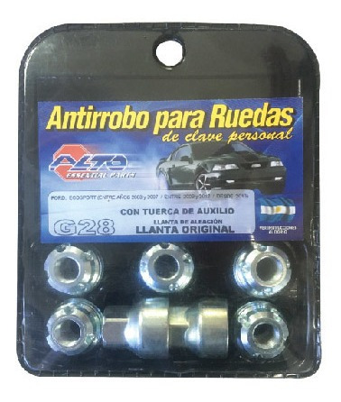 Imagen 1 de 4 de Tuerca Antirrobo C3/4/5-ds-206/7-306/7-3008