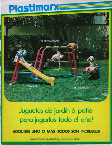 Anuncio De Revista Antigua 70s De Papel - Plastimarx Jardín