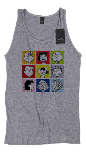 Musculosa Hombre Snoopy Diseño Art Logo Imagen - Pssn2